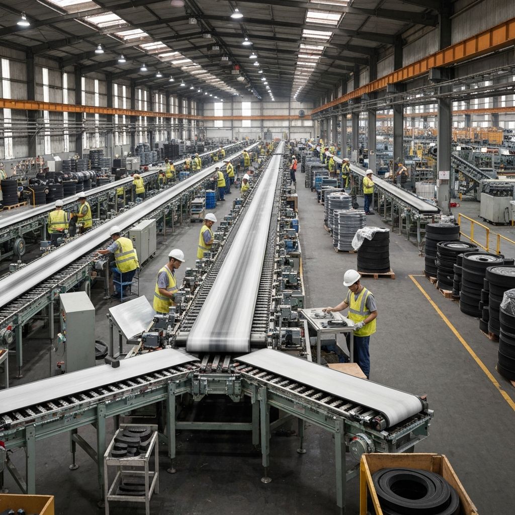 Conveyor belt manufacturing